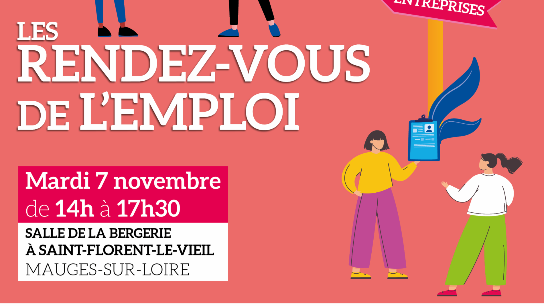 Image d'illustration de l'actualité Forum de l'Emploi Saint Florent le Vieil- Novembre 2023